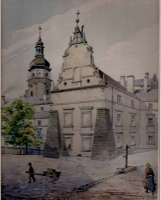 Львов - Львів.  Костел і монастир Бернардинів. Альфред Каменобродський.