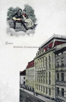 Львов - Львів.  Вул.Мохнацького. Бібліотека університетська. Поч.ХХ ст.