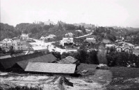 Львов - Львів.  Вид з гори св.Яцка  на вулицю Святої Софії.