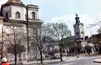 Львов - Львів.  Площа Івана Підкови.