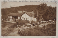 Яремче - Дора коло Яремче.  Залізнична станція. Поч.ХХ ст.
