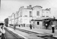 Фастов - Железнодорожный вокзал станции Фастов во время оккупации в 1941-1943