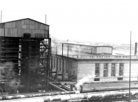 Северодонецк - 01.03.1953 г. Общий вид на цех конверсии и промывный башни.
