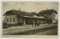 Трускавец - Трускавець. Залізничний вокзал - 1920 рік.