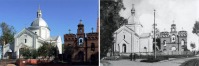 Трускавец - Трускавець. Церква  св.Миколая (в минулому і сучасна).