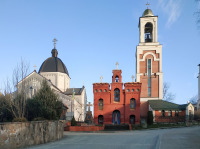 Трускавец - Трускавець.  Церква  св.Миколая  та дзвіниці стара і нова.