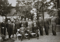 Трускавец - Гості Трускавця. Директор курорту Роман Ярош (крайній зліва).