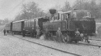 Трускавец - Прибуття  першого поїзда  на станцію Трускавець 1 червня 1912 року.