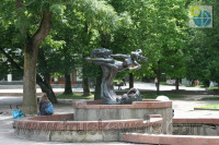 Трускавец - Трускавець.  Скульптурна композиція біля бювета №1.
