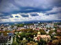 Трускавец - Трускавець.  Загальний вид від церкви Покрови.