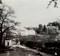 Трускавец - Трускавець. Вид на водолікарню і віллу.