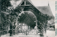 Трускавец - Трускавець. Крита галерея в курортному парку біля джерела 