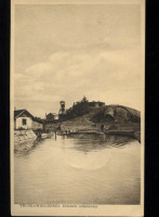 Трускавец - Трускавець-курорт.  Збірник соляної води для приймання ванн на Лпках.