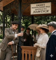 Трускавец - Трускавець.  Бювет мінеральних вод. Джерело №1 