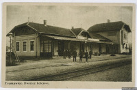 Трускавец - Трускавець.  15 травня 1912 року минуло рівно 114 років з дня завершення будівництва однієї з локальних залізниць Галичини-Дрогобич-Трускавець. а вже 1 червня 1912 року прибув перший поїзд з пасажирами на станцію Трускавець.