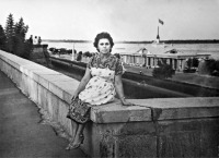 Волгоград - Сталинград. Набережная. Речной вокзал.