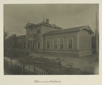 Люботин - Здание школы на станции Люботин, 1880-1889