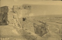Каменец-Подольский - Жванец (Каменец-Под. р-н) Замок Угловая башня Общий вид