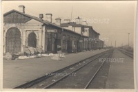 Шепетовка - Железнодорожный вокзал станции Шепетовка во время немецкой оккупации 1941-1944 гг в Великой Отечественной войне