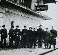 Волочиск - Железнодорожная станция Волочиск во время немецкой оккупации 1941-1944 гг