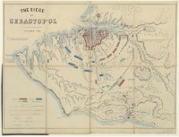 Севастополь - Карта Севастополя. Октябрь 1854