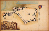 Меджибож - Меджибож План замка Вид со стороны Буга