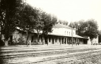 Глыбокая - Железнодорожный вокзал станции Глыбока (Глубокая-Буковинская) во время  Первой Мировой войны