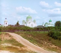 Полоцк - Спасо-Евфросиньевский женский монастырь в 3-х верстах от г. Полоцка. Вид с юга