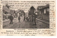 Ивано-Франковск - Станіславів.  Вулиця Голуховського.