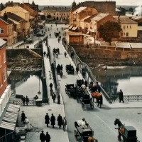 Ужгород - Старий Ужгород. Сцена на мосту.