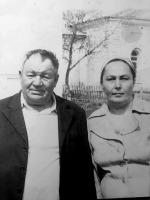 Эртиль - Село Ростоши. Пастушков Иван Петрович, участник ВОВ, с супругой.