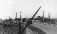 Быхов - Немецкие танки  пересекают город Быхов