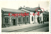 Осиповичи - Железнодорожный вокзал станции Осиповичи во время немецкой оккупации 1941-1944 гг в Великой Отечественной войне