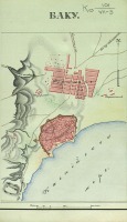 Баку - План Баку, 1830 год
