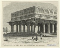 Индия - Дворец Деван Хана Амбра в Раджастане, 1872