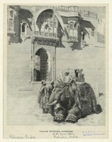 Индия - Дворец в Жодхпуре а Раджастане, 1894