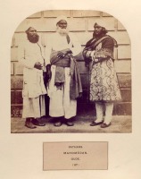 Индия - Пуштуны, магометане Аудана, 1868-1875