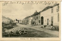 Бельгия - Разрушения в Барранжи, 1914