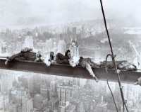 Нью-Йорк - Отдыхающие на балке