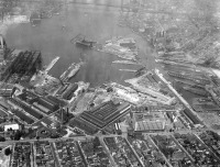 Нью-Йорк - Aerial photograph of the U.S. Navy New York Navy Yard, Brooklyn, New York (USA) США,  Нью-Йорк (штат),  Нью-Йорк,  Бруклин