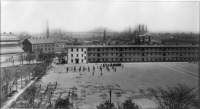 Нью-Йорк - Brooklyn Navy Yard barracks in 1909 США,  Нью-Йорк (штат),  Нью-Йорк,  Бруклин