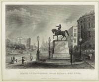 Нью-Йорк - Нью-Йорк. Юнион Сквер. Статуя  Дж. Вашингтона
