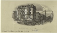 Нью-Йорк - Манхэттен. Пятая авеню  и 34-я улица, 1868