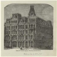 Нью-Йорк - Бродвей. Универмаг Лорд и Тейлор, 1870-1875