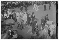 Нью-Йорк - Первомайский парад в Нью-Йорке в 1916