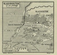 Владивосток - Карта города Владивосток. 1912 год.