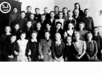Павловская Слобода - Павловская средняя школа. Ученики 5 Б класса. 1947 год.