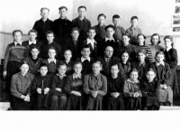 Павловская Слобода - Павловская Слобода. Ученики Павловской средней школы. 1954 год.