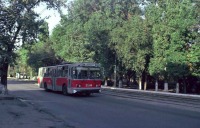 Саратов - Троллейбус маршрута №5 на ул.Астраханской.