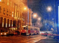 Саратов - Трамвай у Главпочтамта